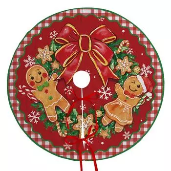 Christmas Tree Skirt Christmas Tree Rug Round For Christmas Decorations Under The Christmas Tree One Size