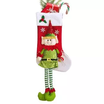 Christmas Tree Stocking Ornaments Christmas Tree Topper Decoration Cute Doll Christmas Stocking Ornaments Christmas Tree Pendant