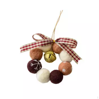 Christmas Tree Wreath Pendant Decor Lovely Collectible Xmas Decoration Hanging Style B