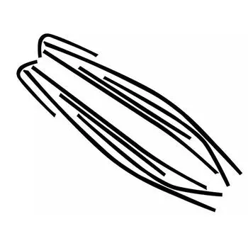 Chrome Delete Blackout For Window Trim Stickers For Toyota For Camry 2018-2024 Car Exterior Accessories CHINA