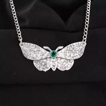 Chrome Diopside Gemstone 925 Sterling Silver Jewelry Pendant 0.7 Gift For Wife CP-35-9