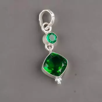 Chrome Diopside Gemstone 925 Sterling Silver Jewelry Handmade Pendant 1.60 Gift PP-9-8