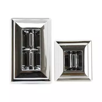 Chrome Power Window Switch Pair Set Of 2 For Gmc Pontiac