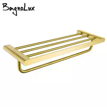 Chrome stainless steel material single-lever square towel racks simple 60cm won t rust