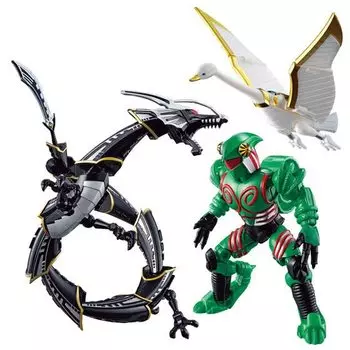 ХРОНИКА Kamen Rider Ryuki Movie Version TVSP Mirror Monster Set Blacker Bran Wing Био SO-DO & [Drag Greaser]