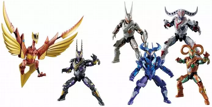 CHRONICLE Kamen Rider Ryuki Zeel Set Gold Phoenix Gigazel Set Set SO-DO &