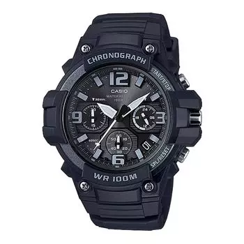 Chronograph Black Watch Cheap Casio Watch [Casio] MCW-100H-1A3/MCW100H-1A3 Kids/Children Cute! Men s [Item]