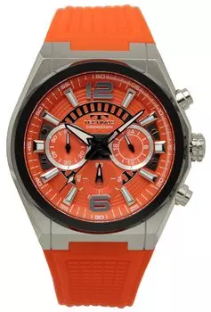 Chronograph Watch 10 ATM Water Resistant T8B84BO Orange [Technos] Men s