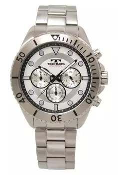 Часы-хронограф T6B83SS Silver [Technos] Мужские серебряный