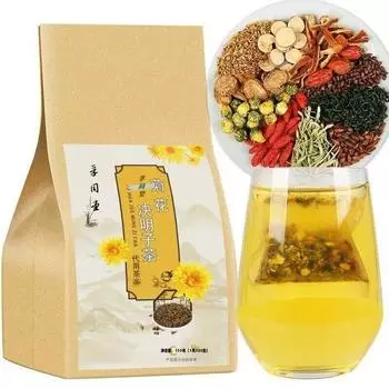 Семена хризантемы, корень лопуха, ягоды дерезы, чай из жимолости-300 г 300g