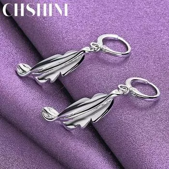 CHSHINE серьги из стерлингового серебра 925 пробы для женщин, модные очаровательные ювелирные изделия 4.00*0.90cm