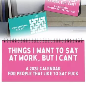 Что я хочу сказать на работе в 2025 году, но не могу иронизировать по поводу календаря. Планирование настольного календаря One Size