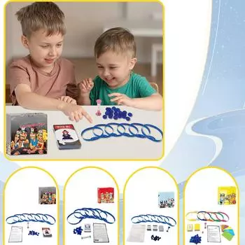 Что я?Карточная головоломка для настольной игры «Семейная вечеринка» Hedbanz One Size