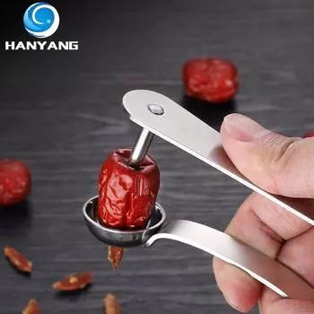 Чтобы перейти к ямкам для свиданий, устройство Бога, инструмент для удаления ямок с красными датами, бытовой мармелад Боярышник, сердцевина из нержавеющей стали, кухонная вишня, утолщение