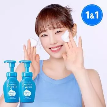 [Chu PICK] Senka Perfect Whip Speedy, двойной план, 150 мл (150мл+150мл), Корея очищение