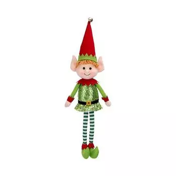 Chuangkeda s new Christmas gift 65CM telescopic leg elf window decoration Christmas decorations