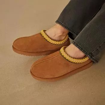 [CHUBASCO] CHUBASCO WINTER FUR MULE DIEGO MDF2403 CHESTNUT, MDF2403, 7000031800, Популярная корейская обувь 280