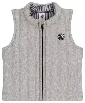 Chubik Quilted Blouson A0B7A Gray 36 Months 95cm [Petit Bateau] серый