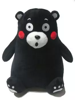 чучела и маленькие размеры Кумамон/товары Кумамон/животные Кумамон/большие (удивленное лицо) чёрный