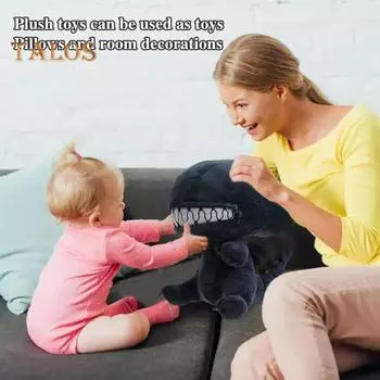 Чучело инопланетянина, плюшевая кукла с застежкой-молнией и ртом, коллекция фильмов, многофункциональная декоративная подушка, подарок для детей, подарок для фанатов путешествий A