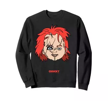 Chucky Big Face Portrait Sweatshirt чёрный