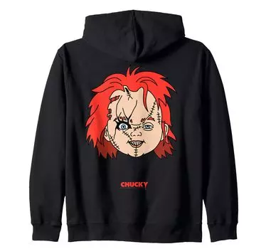 Chucky Big Face Portrait Zip Parka чёрный