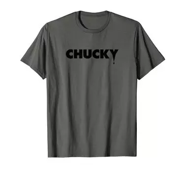 Chucky Chucky официально лицензирован здесь - Продукт. Футболка серый
