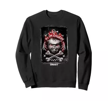 chucky doodle sweatshirt чёрный