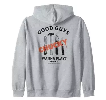 Chucky Good Guys Killer Tool Zip Parka серый