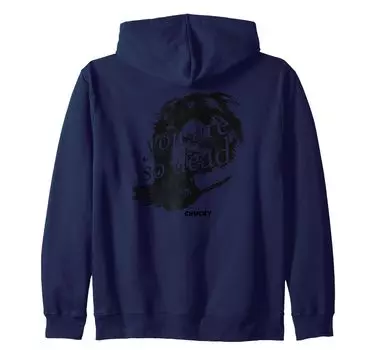 Chucky Hotline You Are So Dead Zip Hoodie синий