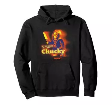 Chucky My Friends Call Me Chucky Hoodie чёрный