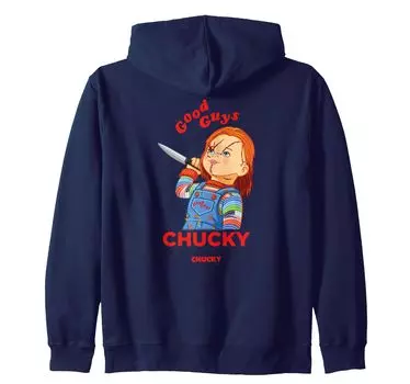 Chucky Retro Friend Until the End Zip Parka синий