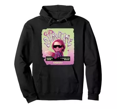 Chucky Sorry Back Retro Hoodie Jack..Chucky s чёрный