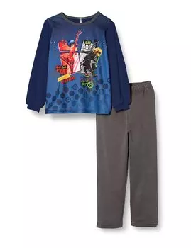 Чудесная сияющая пижама с начесом 551 [Bandai] ~Прозрачная, светящаяся~ тёмно-синий