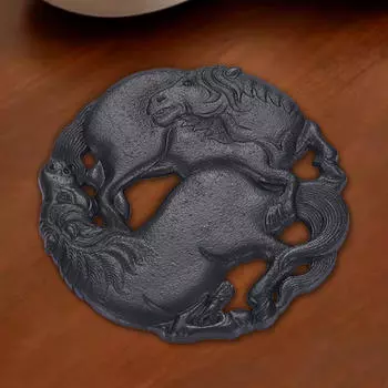 Чугунная стойкая пластина без скольжения расплавленного металла Double Horse Shape