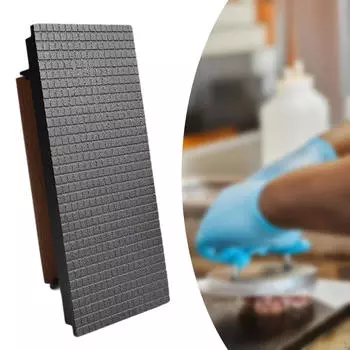 Чугунный пресс для бургеров для приготовления пищи на открытом воздухе Square