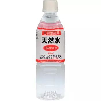 Chukyo Pharmaceutical Asahi Sangyo Natural Water for Disaster Reserve 500 мл x 24 бутылки