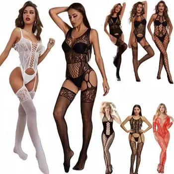 Чулки для тела Сексуальное женское белье Костюмы Костюм для тела Чулки для тела Секс Эротическое белье 1