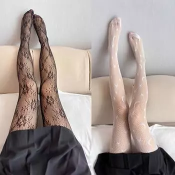 Чулки в сеточку, детки, черные чулки, женские сексуальные колготки, черные шелковые сетчатые чулки, весна и лето, ультратонкие белые чулки Mesh Pantyhose