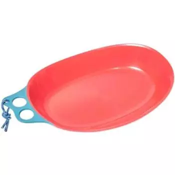 CHUMS CAMPER CURRY PLATE Curry FREE PAPRIKA GRAY (Chums) (Camper Plate) RED/BLUE