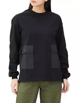 Chums Heavy Weight Side Pocket Black T-Shirt L/S T-Shirt Women s чёрный