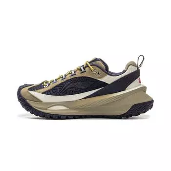 Chums X Li Ning Explorer CRC Серия коллабораций Модные спортивные амортизирующие кроссовки с низким верхом Унисекс кроссовки Светло-каштаново-коричневый AZGV109-2 44