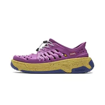 Chums X Li Ning Pangu Trek Коллаборация Легкие Модные Дышащие Водные Ботинки Обувь Унисекс Орхидея-Фиолетовый AZSV017-6 42