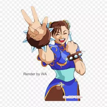 Chun Li Icon Chun Li Street Fighter II The World Утюг на теплопередаче Печать Виниловые нашивки Наклейка для одежды DIY Аппликации Моющиеся нашивки