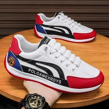 Кроссовки мужские на толстой подошве с мягкой подошвой, модные повседневные кожаные, дышащие, с увеличенной высотой, на плоской платформе, для сноуборда 39