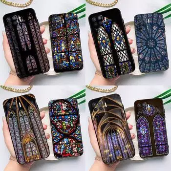 Чехол в стиле церковной готики Sainte-Chapelle для OPPO Find X5 X3 Lite Pro A15 A16 A52 A72 A5 A9 A31 A53 A83 A93 A54 A74 A94 OPPO A5S
