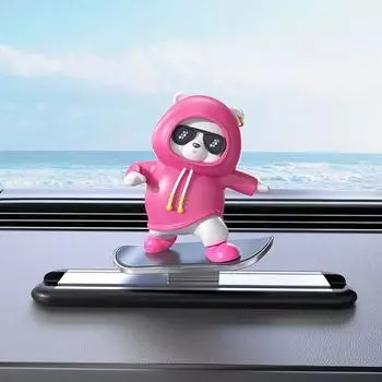 Chursangsa аксессуары для салона автомобиля, движущаяся раздвижная доска, медведь, роза, 1 шт., корейские автомобильные аксессуары