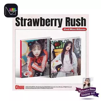 CHUU - 2-й мини-альбом Strawberry Rush RANDOM 1PCS