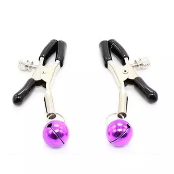 Чувственные металлические зажимы для сосков с колокольчиками для мужчин и женщин