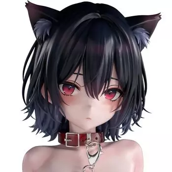 Чувственный Красивый Мальчик Зверочеловек Питомец Оникс Чешуя Окрашенная Полная Фигурка 1/6 бежевый